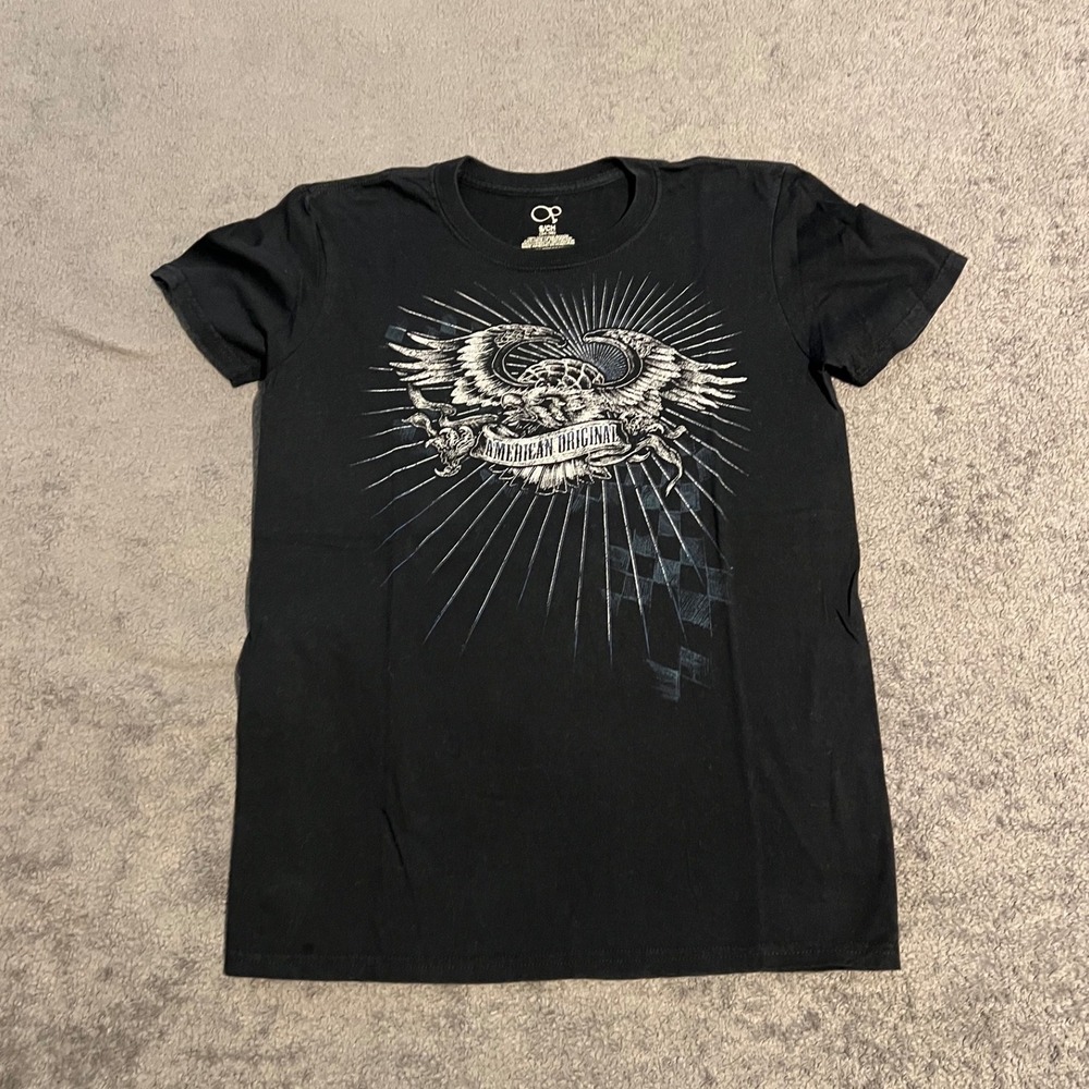 Vintage Y2K Ocean Pacific OP Mens Eagle Graphic Shirt Small Skater Surf